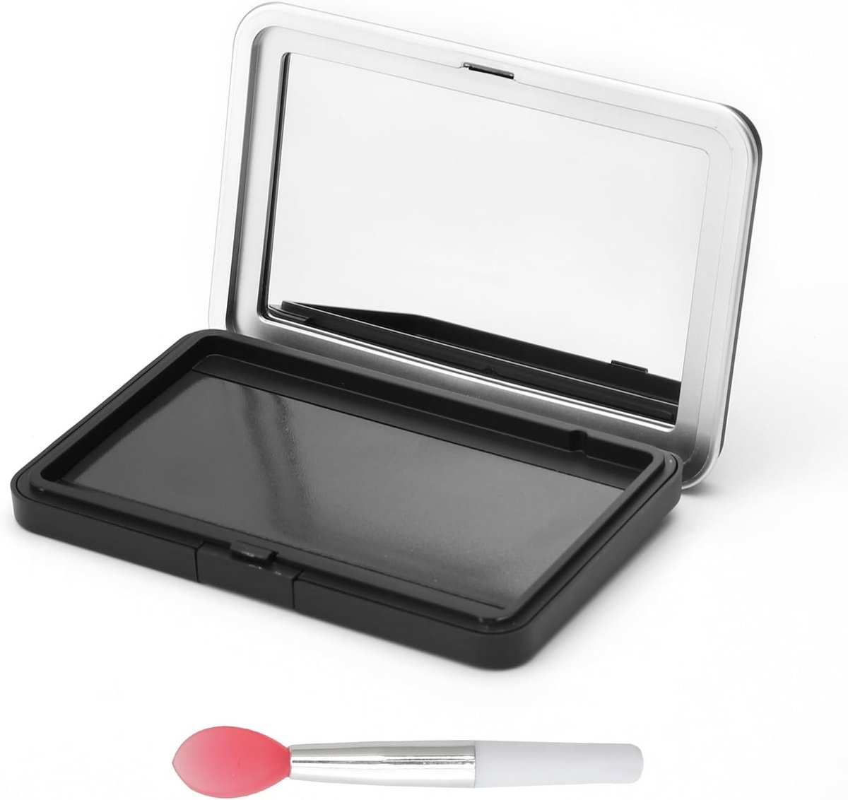 Leeg Magnetisch Oogschaduw Palet met Zeemeermin Ontwerp, 2-Delig, Ruimtebesparend voor Reizen en DIY Make-up, Perfect voor Creatieve Looks en Organisatie