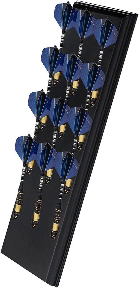 Houten Dart Houder voor Tot 12 Dart Flights, Gepersonaliseerde Dartstand, Praktische Accessoires voor Soft en Steel Darts
