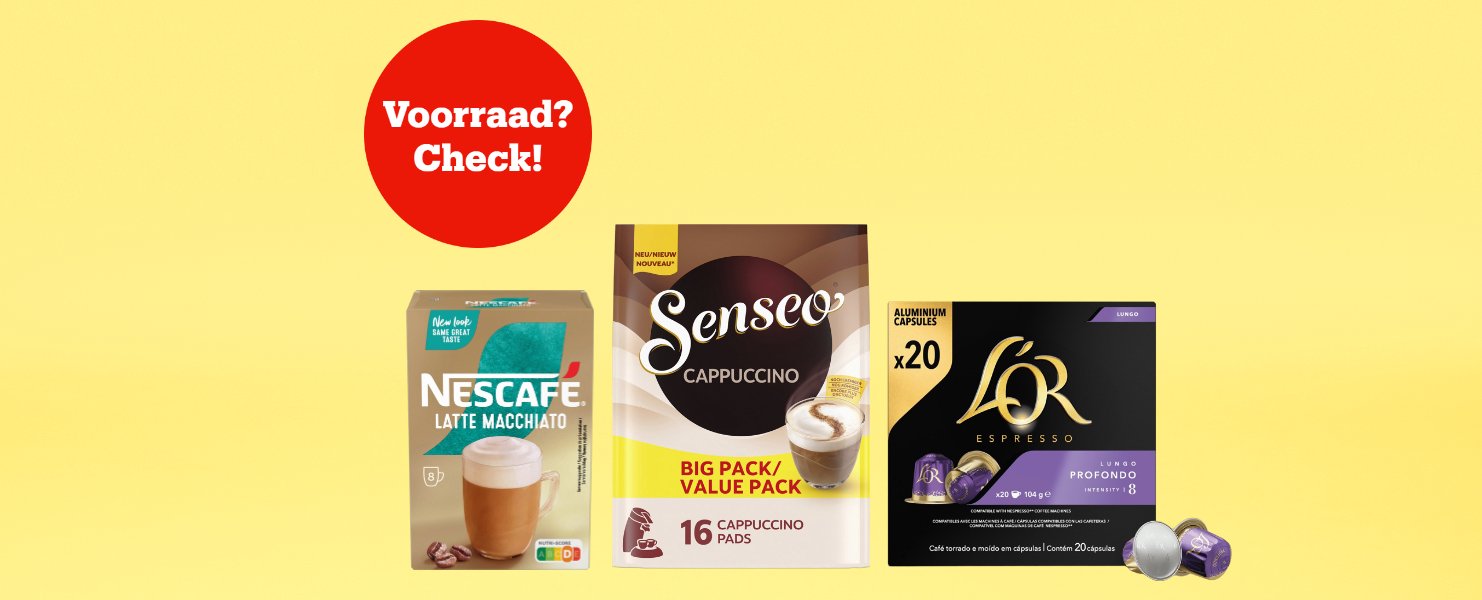 Koffie alert!