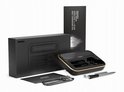 Inkbird Luxe Gift Box Zwart Edition: BBQ thermometer, twee sondes, laadkabels en handleiding. Zwarte verpakking.