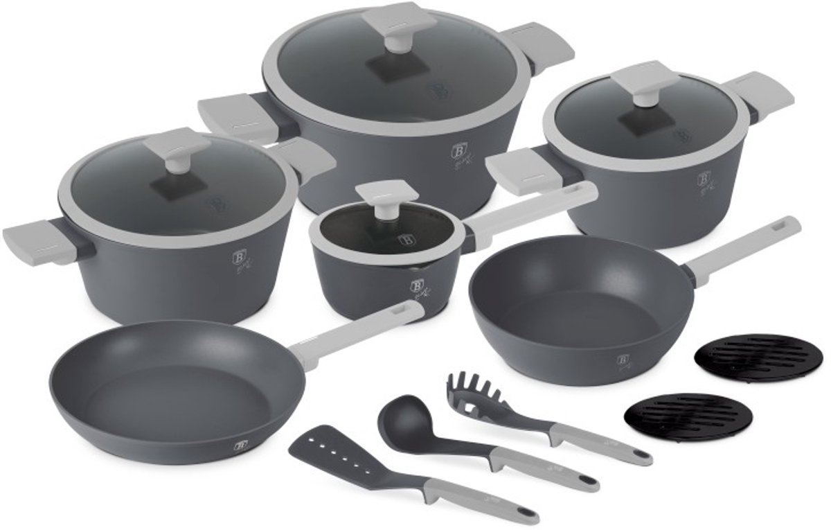 Serviesset met titaniumcoating, 15-delig, Aspen Collection