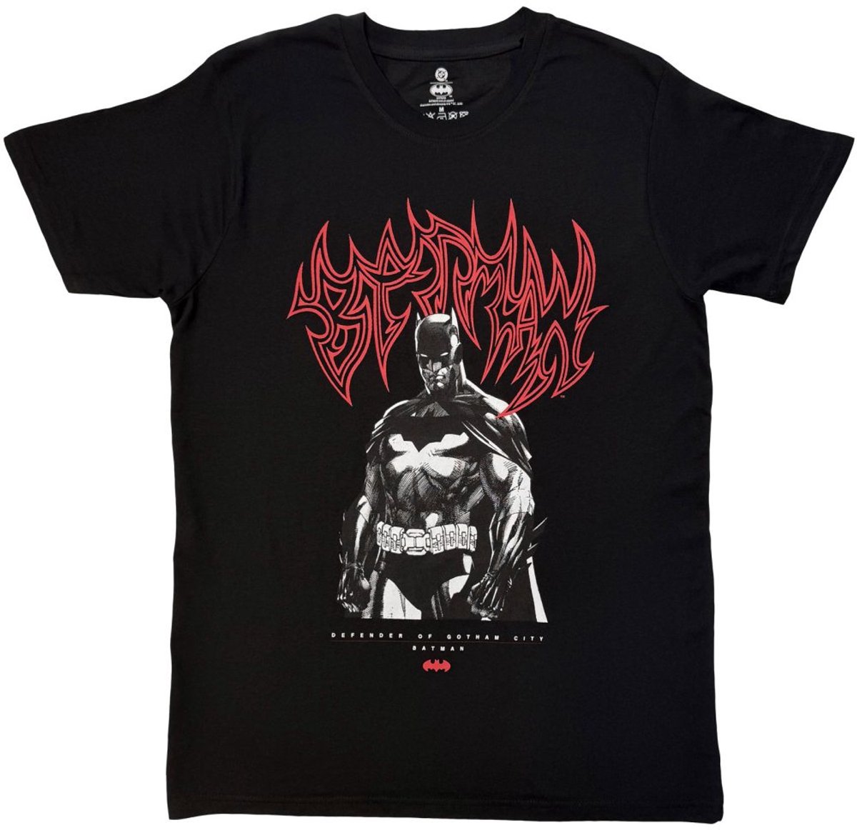 DC Comics Batman - Defender Of Gotham City Heren Tshirt - L - Zwart