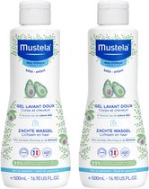 Mustela Avocado - Gentle Cleansing Gel - Gevoelge Huid- 2 x 500 ml