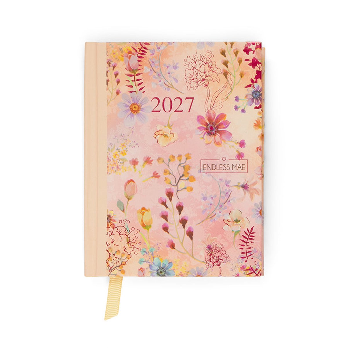 Endless Mae - Rosy Garden - Mini Agenda - 2027 - Roze - Bloemen