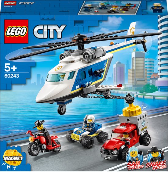 LEGO City Politiehelikopter achtervolging 60243