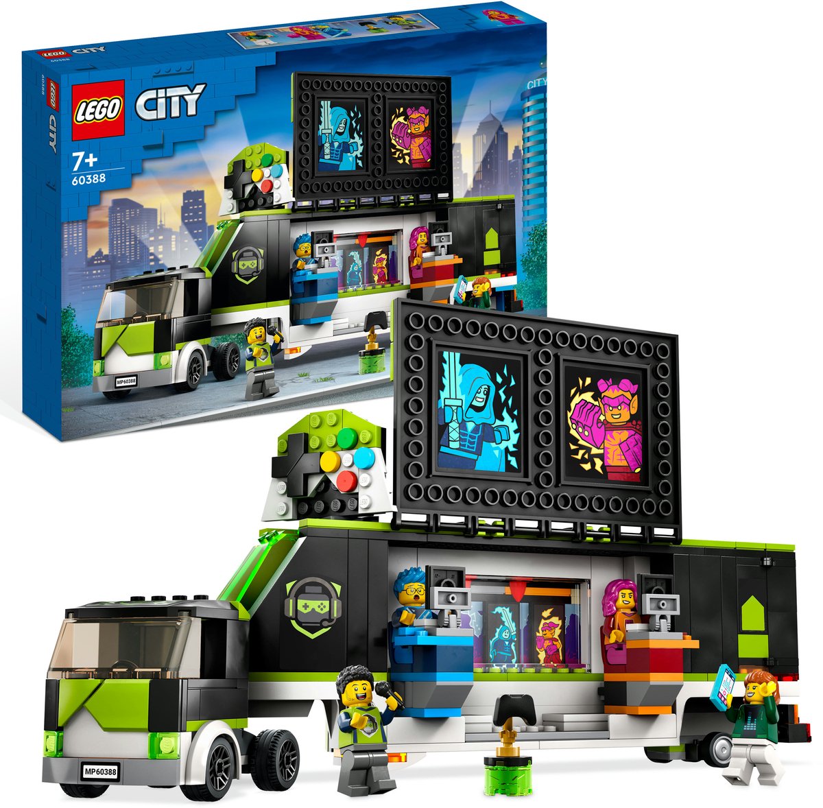 Bol.com LEGO 60388 City Gametoernooi truck, Constructie Speelgoed Set met Esports Vrachtwagen aanbieding