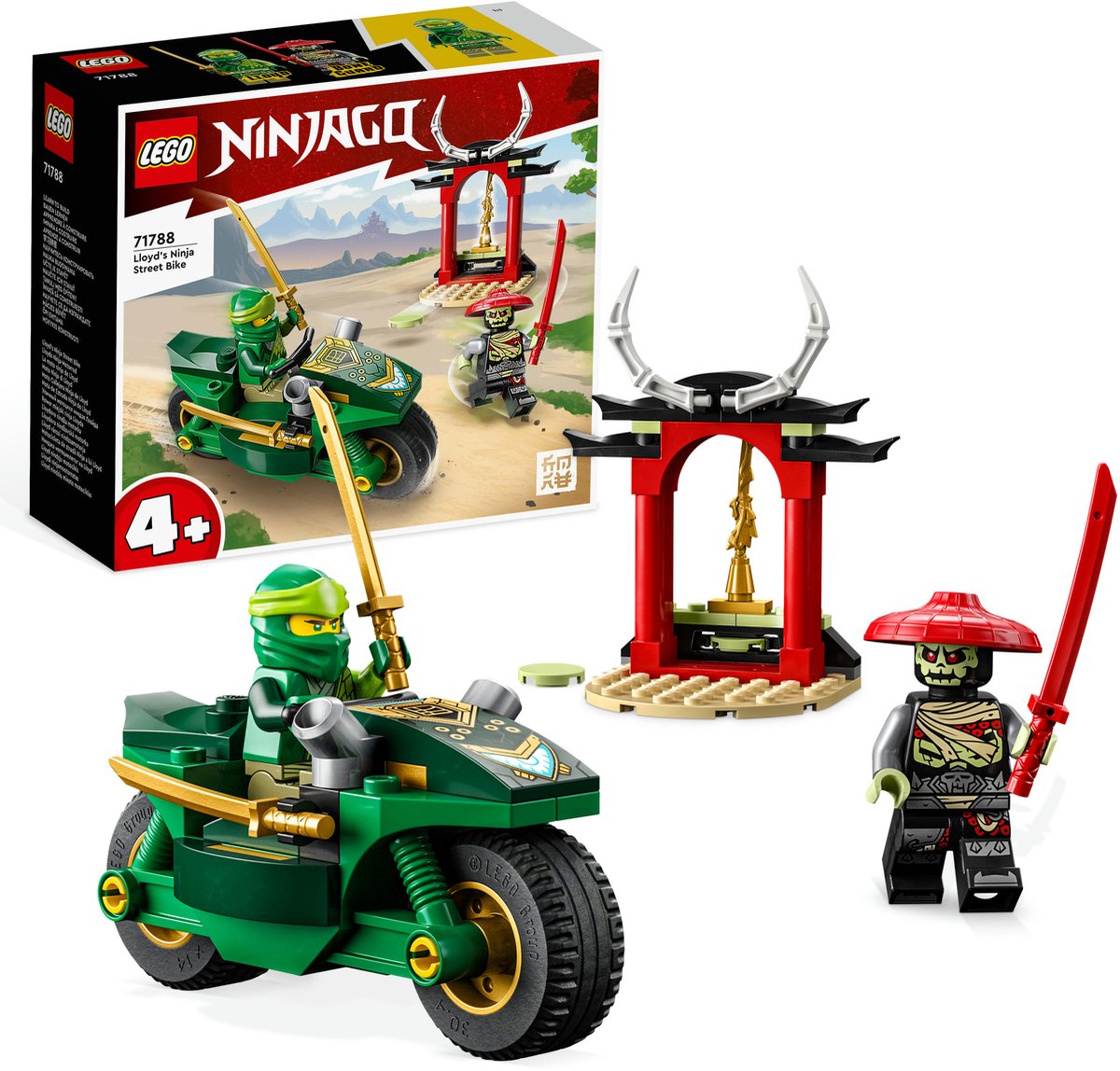Bol.com LEGO 71788 NINJAGO Lloyds Ninja motor 4+ Set met Educatief Speelgoed voor Kleuters aanbieding