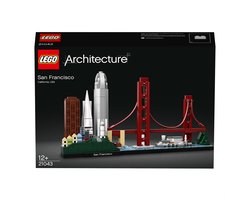 LEGO 21043 Architecture San Francisco Modelbouwpakket met Golden Gate Bridge en Alcatraz, Cadeau voor 12 Jarige Meiden of 12 Jarige Zoon