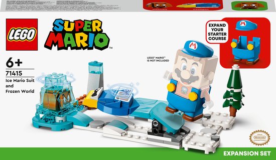 LEGO 71415 Super Mario Uitbreidingsset: IJs-Mario pak en ijswereld Speelgoed voor Kinderen
