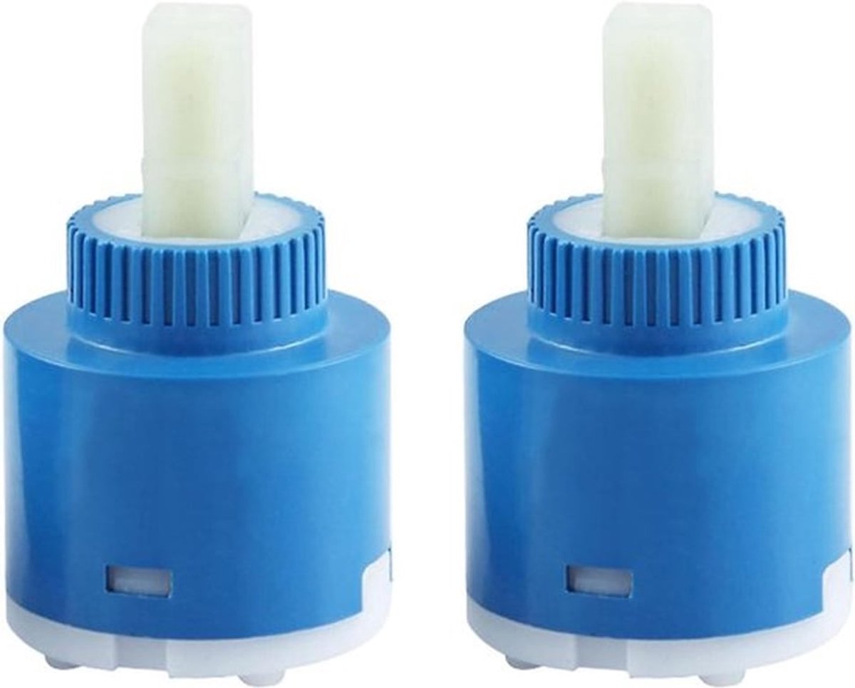 Cartridgevervanging 35/40 mm - Hoge druk - Keramisch - Badkamer - Wastafel - Keukenkraan - Blauw