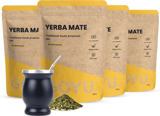 GOYU® - Yerba Mate Thee Bladeren Multipack 1000 Poeder