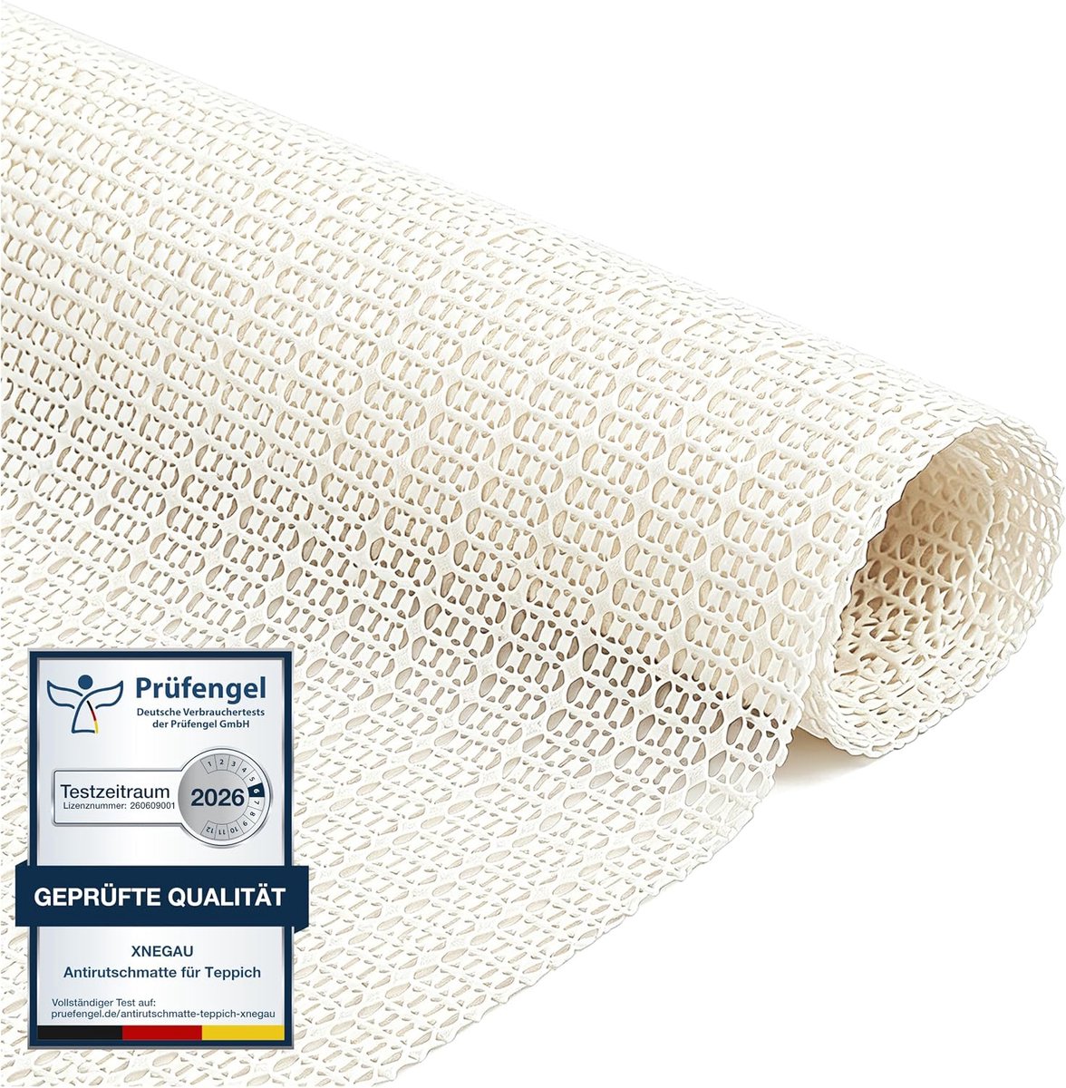 Antislipmat Onder Vloerkleed - 80 x 130 cm - PVC - Antislip - Beige
