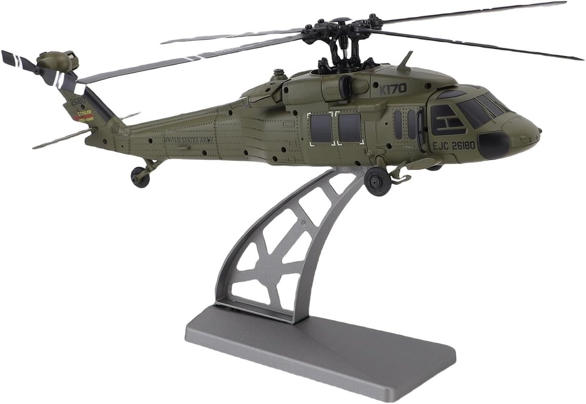 RC Helicopter met 6-assige gyroscoop, 4CH afstandsbediening, hoogte-houdfunctie en brushless motor voor beginners, USB-oplaadbaar, ideaal voor luchtvaartliefhebbers