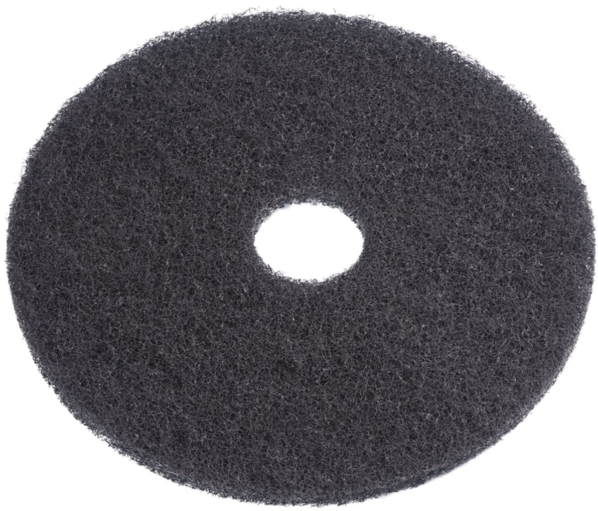 Vloerpad zwart 40 cm - 16 inch - 1 stuk