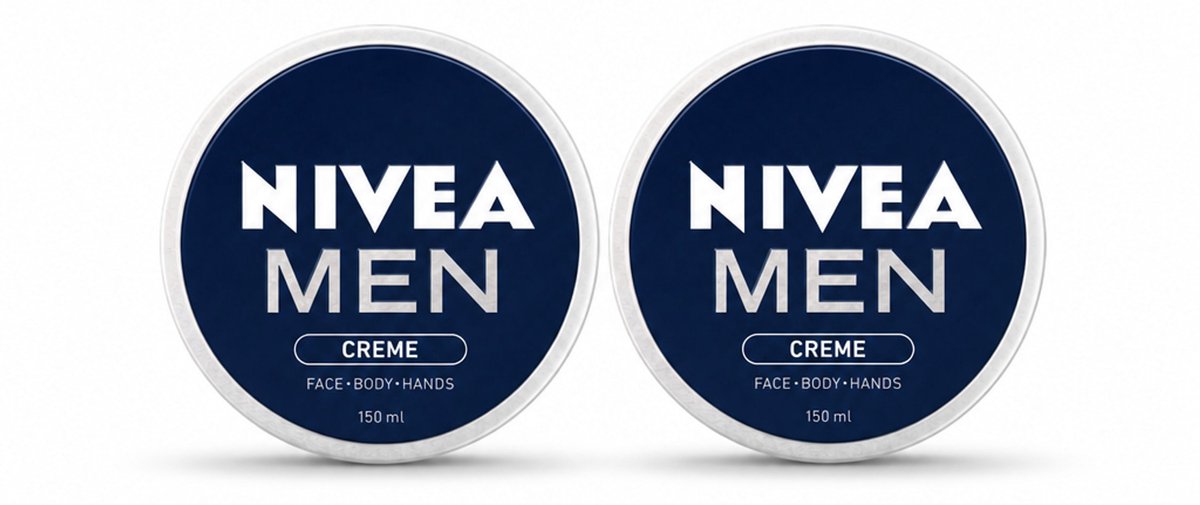 2 x NIVEA MEN - Crème - Bodycrème - 150 ml - Bulkverpakking - 2 stuks