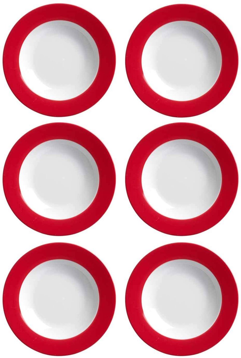 Suppenteller Doppio ø 22 cm Set van 6