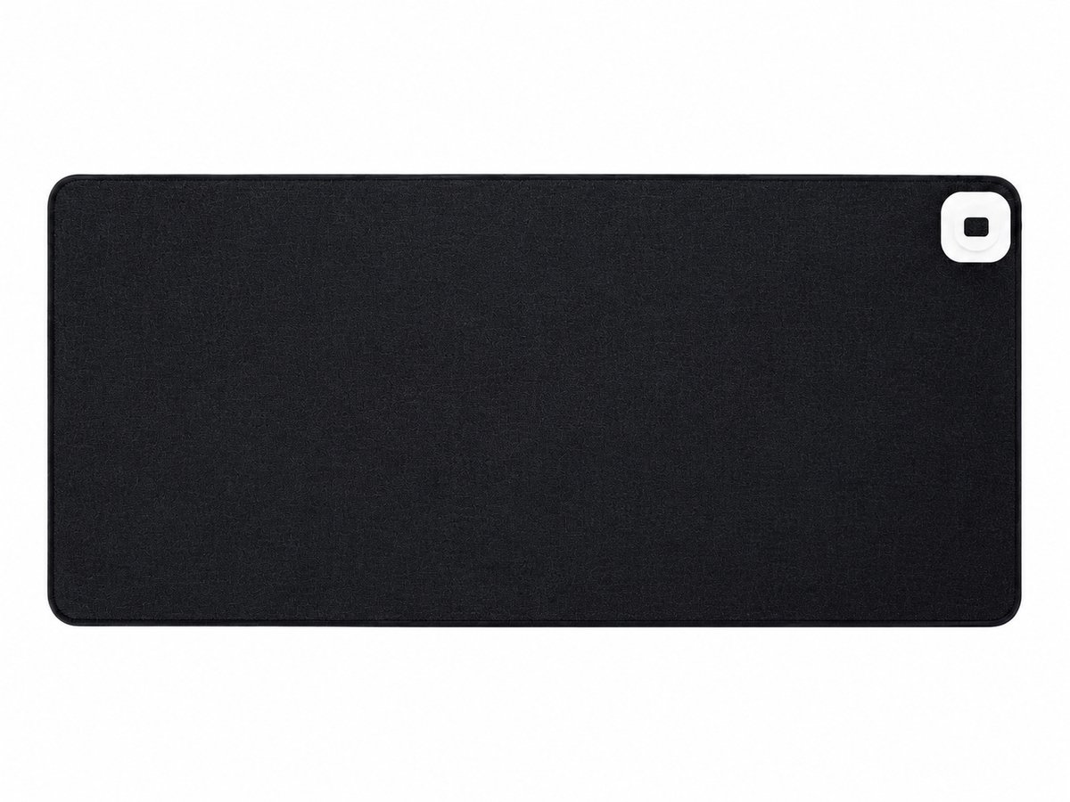 North Collective Verwarmde Muismat - Verwarmde Bureaumat - 80 x 33 cm - 6 Temperatuurstanden – 4 uur Timer - Zwart