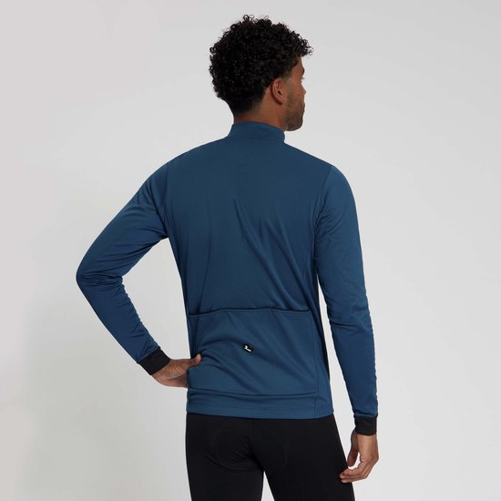 Rogelli Core Fietsshirt Heren Lange Mouwen - Wielershirt - Comfort fit - Blauw - Maat L van Merkloos — afbeelding 3
