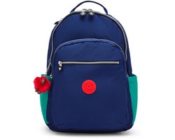 Kipling SEOUL Rugzak - 27Liter - Escape Blue Bl ock