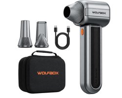 WOLFBOX MF400 Air Duster – Draadloos – 453W – 257 km/u – Oplaadbaar – Krachtige Luchtblazer – Turbo Fan – Perslucht Stof