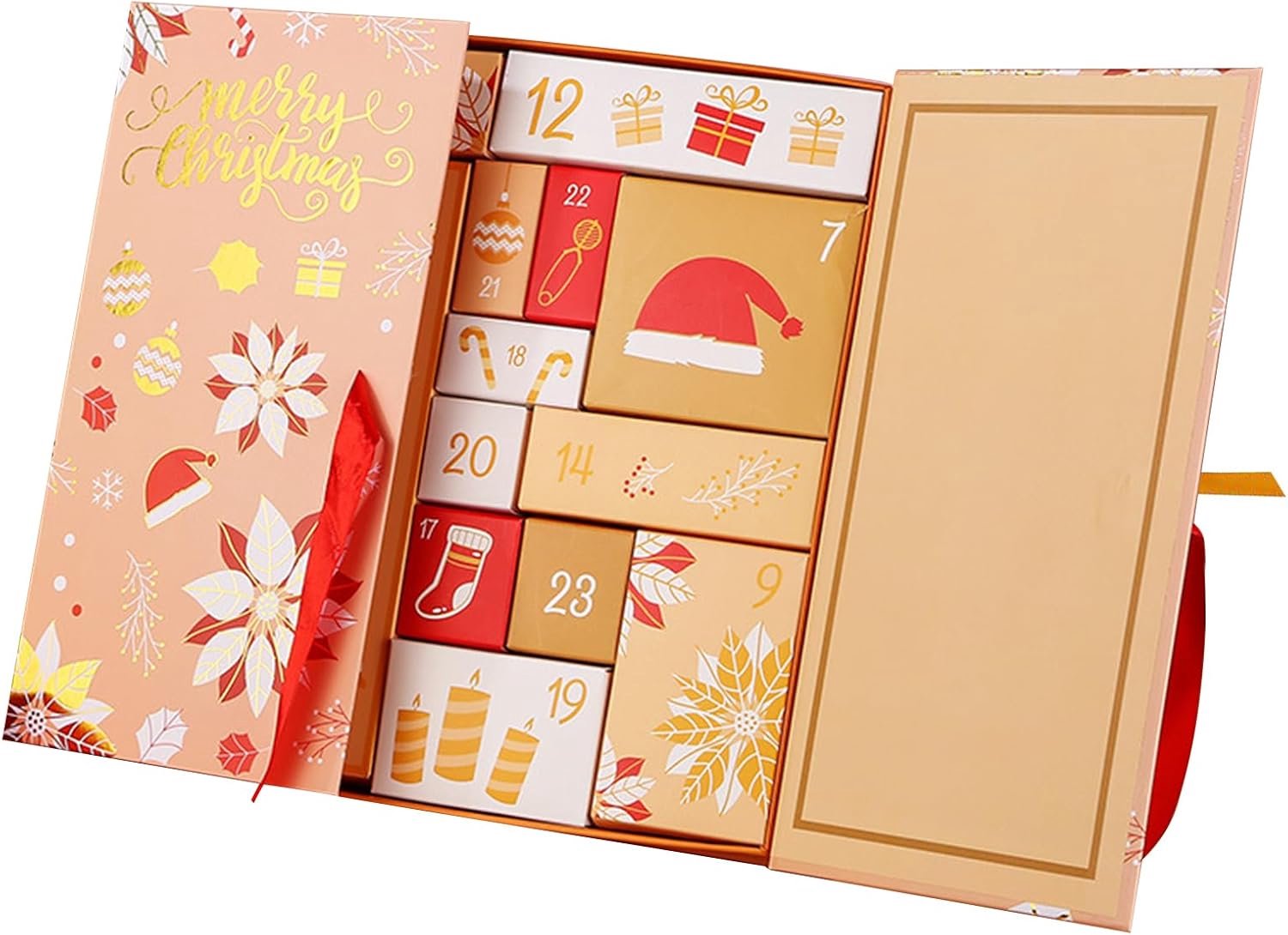 Adventskalender 2026 Dozen - DIY Adventskalender om te Vullen - Lege Adventskalender om zelf te vullen - 24 Dagen Adventskalender Adventskalender - voor Kinderen, Meisjes, Jongens, Vrouwen, Vrienden