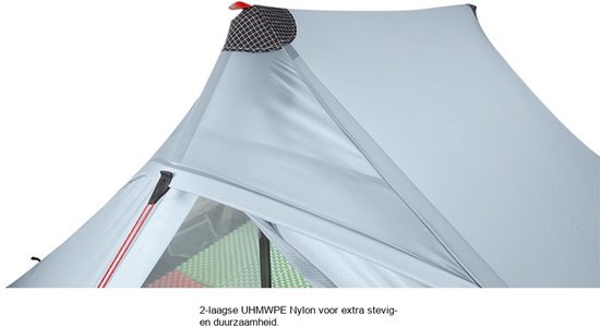 3F UL GEAR Lanshan 2 PRO – 2-persoons Tent – Ultra Lichtgewicht – 3 seizoenen trekking tent – Waterdicht – Kampeertent – Kamperen – Hiking & Wandelen – Bruin — afbeelding 2