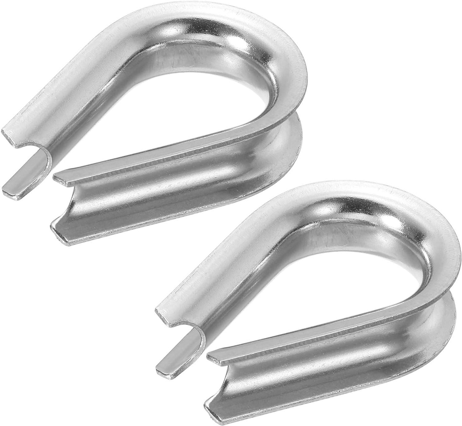 Kabelvingerhoed 12mm - 304 roestvrij staal - 2 stuks - ideaal voor boot rigging - m-winkel