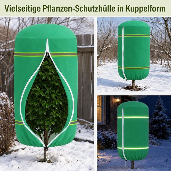 2x Winterbescherming voor planten, 100x120 cm — afbeelding 5