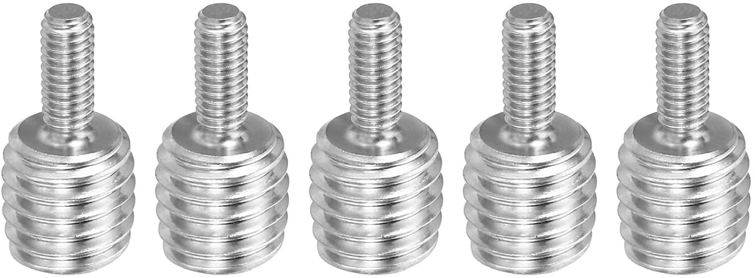 Dubbele schroefdraadbouten M4 x M10 - roestvrij staal 304 - 20 mm lengte - corrosiebestendig, 5 stuks - m-winkel