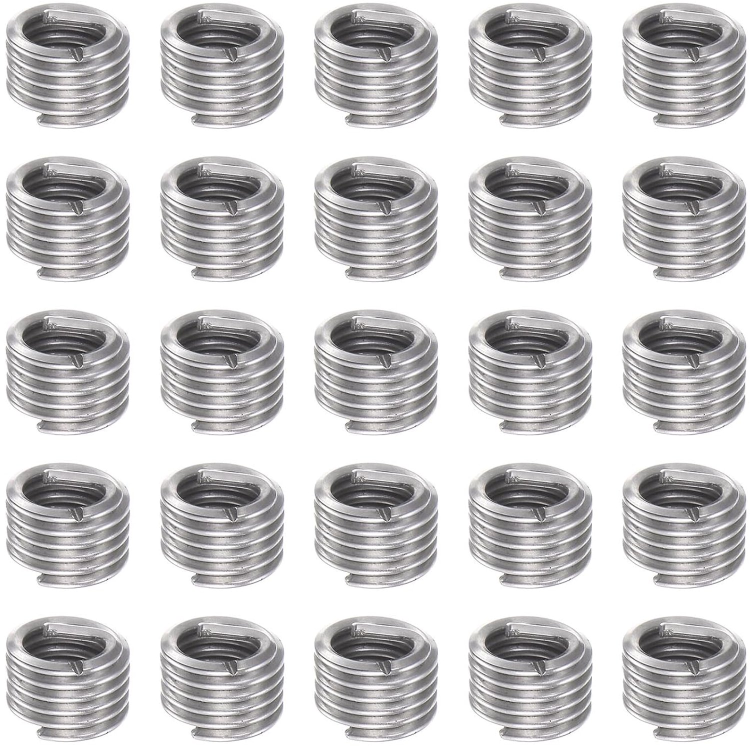 Schroefdraadinzetstukken 10-24 UNC 1,5D - roestvrij staal 304 - 25 stuks - voor reparatie van draad - m-winkel