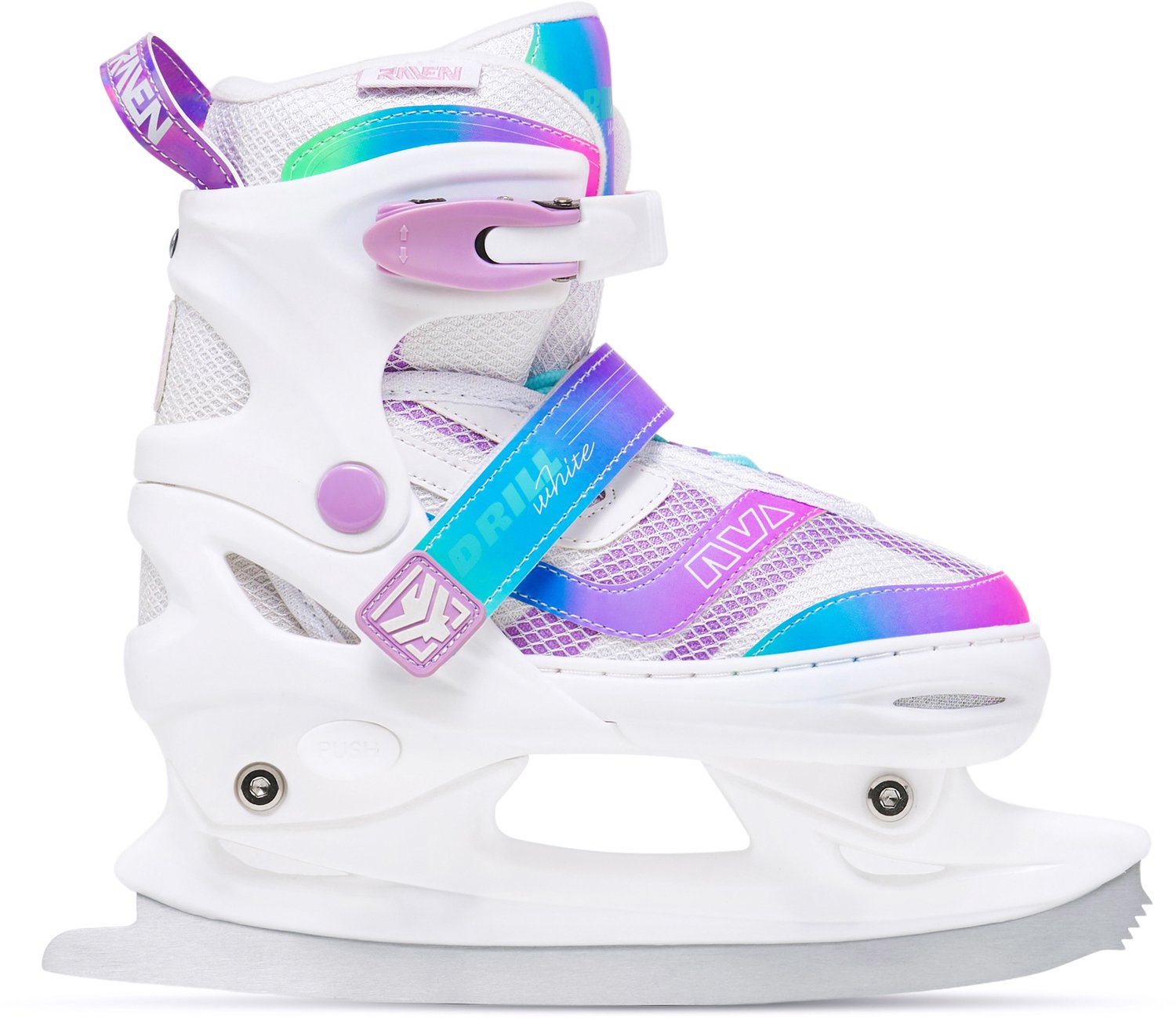 Raven Drill 2-in-1 set: Skeelers en kunstschaatsen Neo Chrome 27-30 Wit