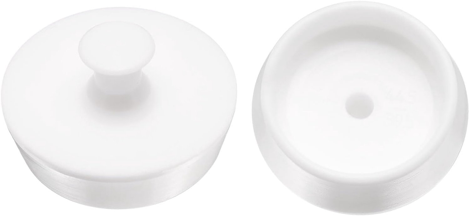 Afvoerstoppers 42-44 mm - siliconen - met handvat - voor keuken en badkamer - 2 stuks - m-winkel