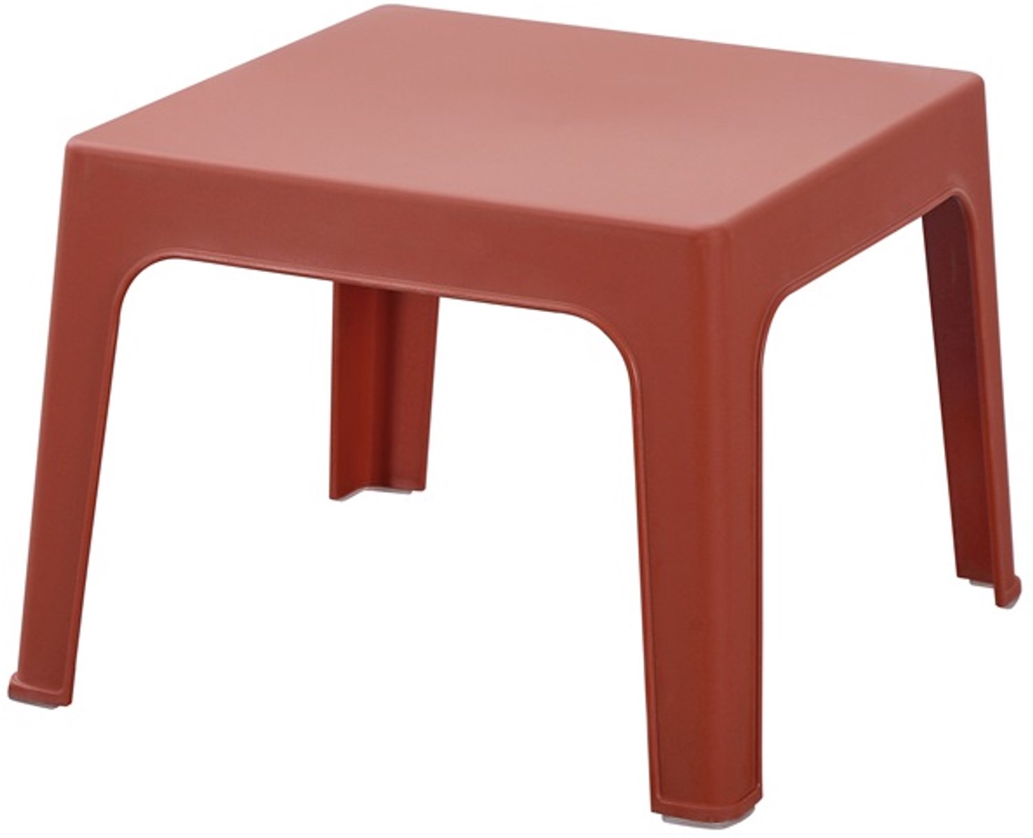 Leitmotiv - Bijzettafel Recreo - Rood - 49,5x49,5x40 cm