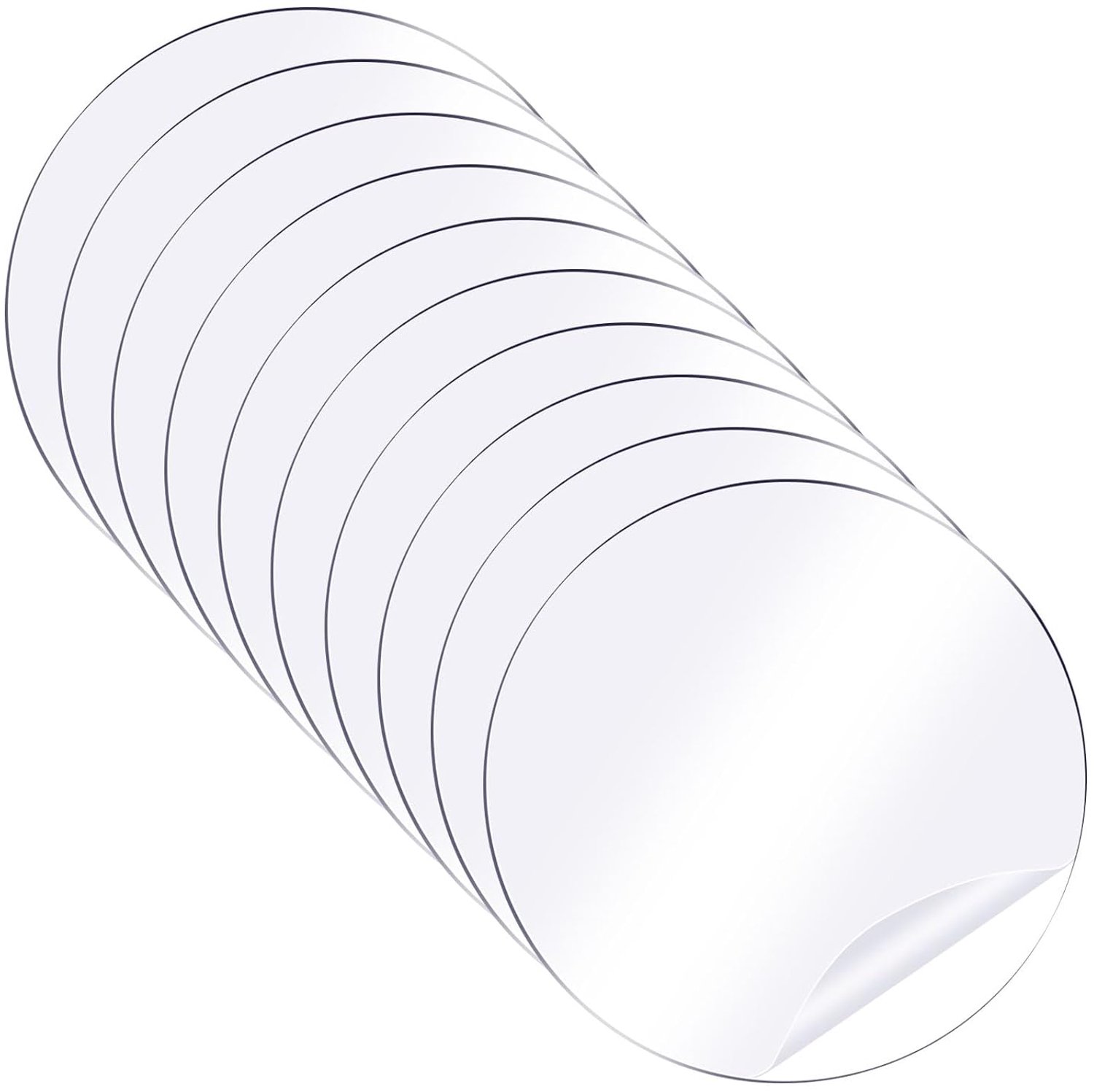 Dubbelzijdige plakband 4 x 4 cm - ronde acrylgel-pads - waterdicht en afneembaar - ideaal voor bevestigen - 30 stuks - ServiceTopper