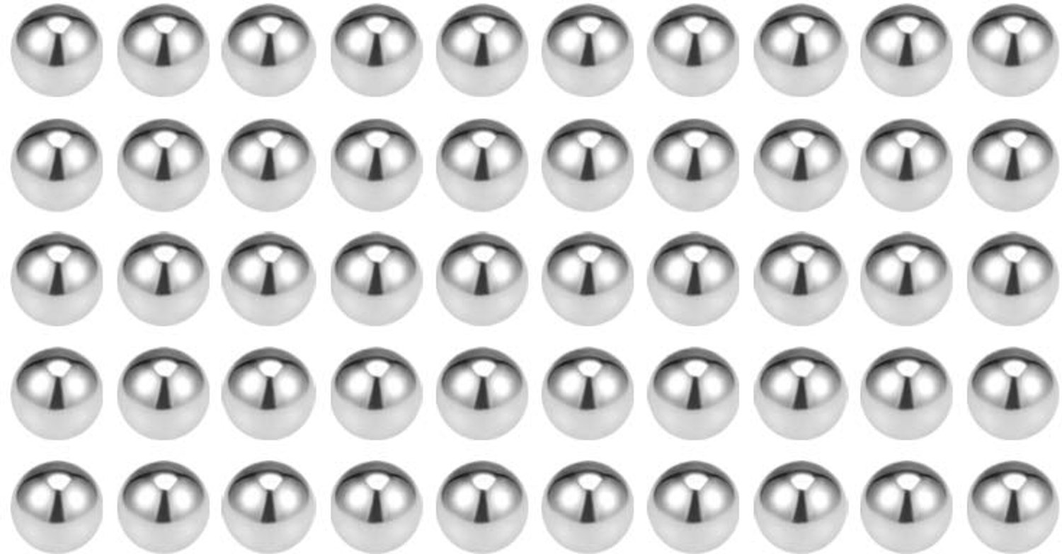 lagerbal 0,5 mm - 1,8 mm roestvrij staal G200 - precisieballen - 1000 stuks m-winkel - m-winkel