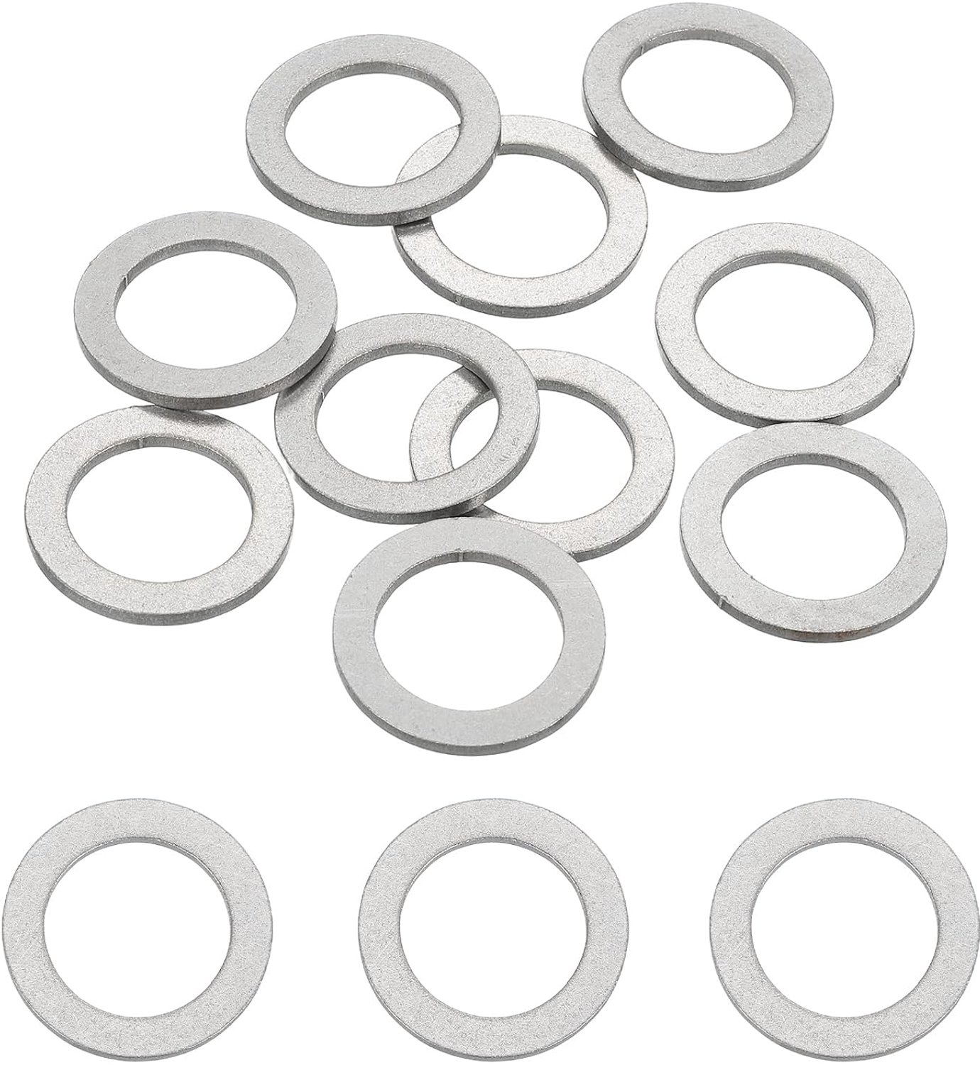 plattering 19 mm - roestvrij staal 304 - 10 stuks - voor bevestigingstoepassingen - ServiceTopper