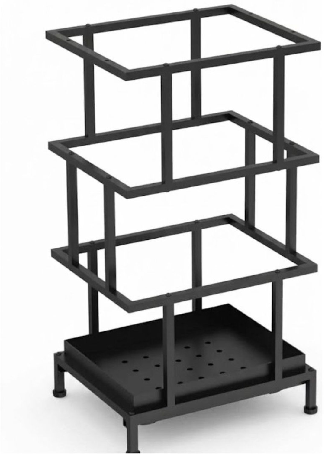 ApexArte® Paraplubak - Paraplustandaard - Metaal - Hal Accessoire Zwart