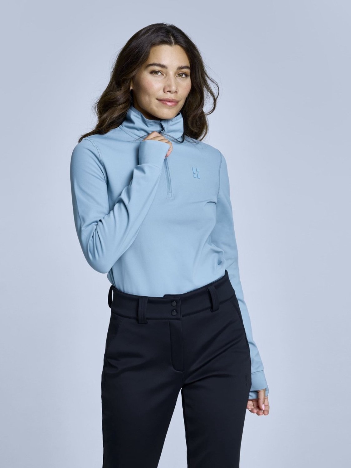 Poederbaas Arctic 3.0 Dames Skipully Vintage Blauw