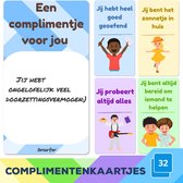 Smarfer - Complimenten kaartjes voor kinderen - 32 complimenten - Positieve psychologie - 32 stuks - Cadeau - Complimenten kaarten kind