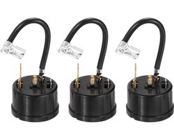 3 stuks 1/2 HP (375 W) overbelastingsbescherming voor koelkast, 2 pinnen, thermische overbelastingsbescherming voor vriezercompressor voor mini-koelkast, drankkoeler