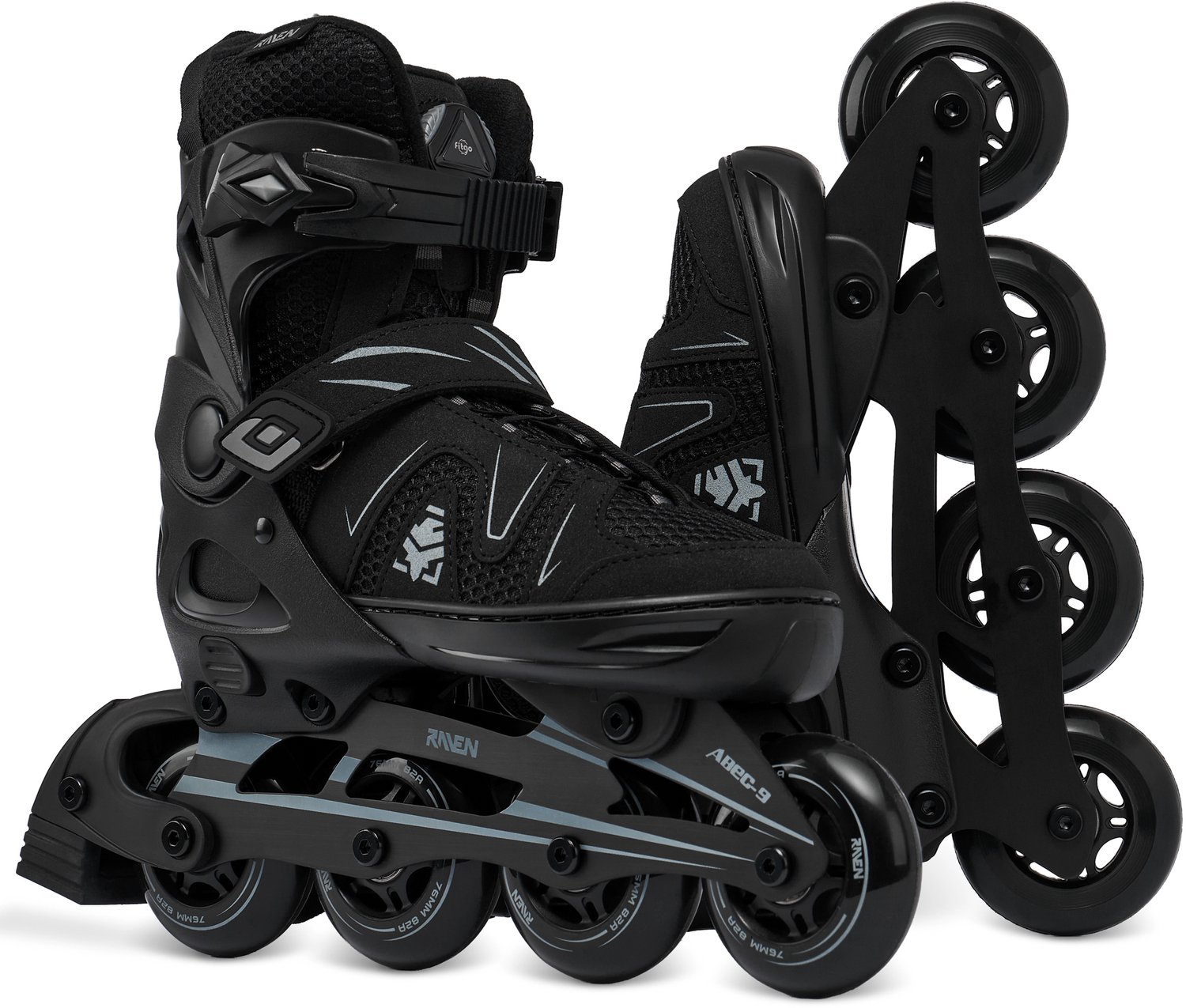 Verstelbare skeelers Pulse PRO FitGo 40-43 Zwart