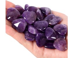 20 Stuks Amethist Hart Stenen