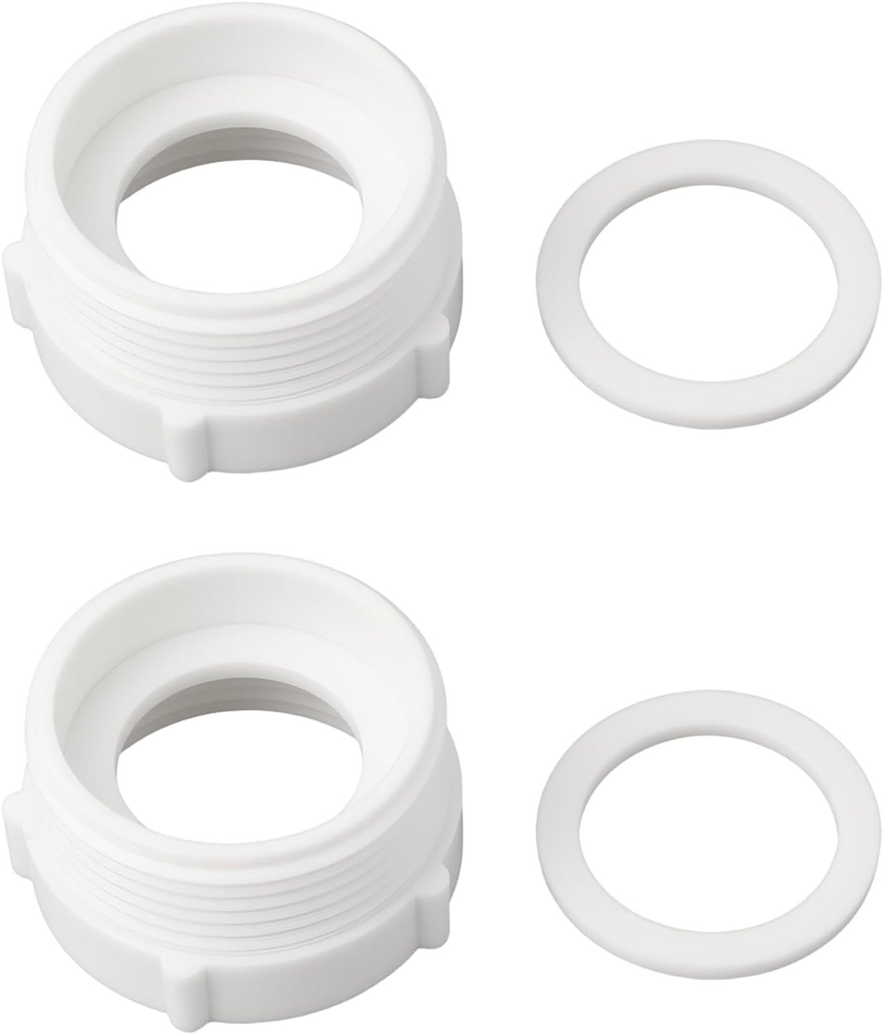 Trapafval extension 1-1/4 tot 1-1/2 inch - 2 stuks - voor bad, douche en keuken - m-winkel