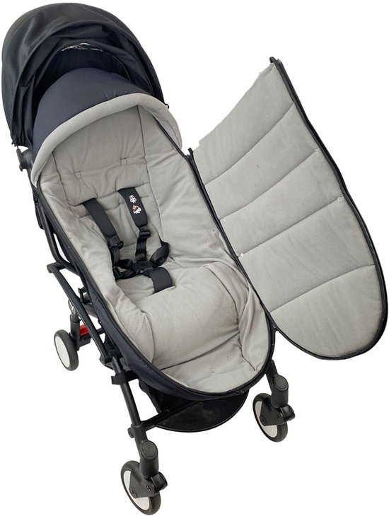 Voetenzak Kinderwagen - Slaapzak Kinderwagen - Beenwarmer - Zwart - Warm - Sneeuwbestendig - Strakke Halslijn - Geschikt voor Babyzen - Voor Baby's 6 tot 36 Maanden — afbeelding 4