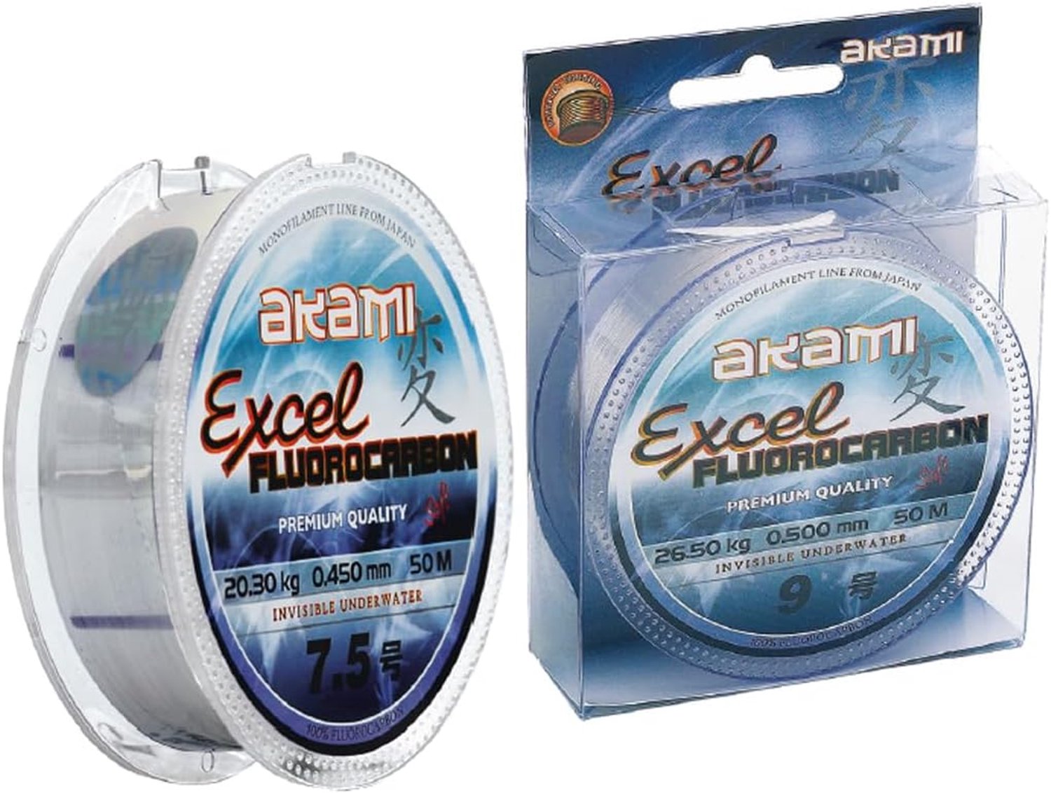 Fluorocarbon lijn 0,148 mm - 50 meter - hoge kwaliteit - ideaal voor vissen - Vemera
