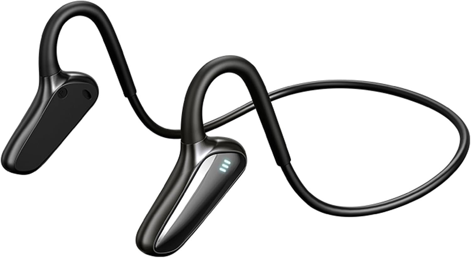 Koptelefoons - Draadloze Bluetooth-headset met botgeleiding Waterdichte oordopjes met microfoon Bluetooth draadloze oorclip Bone Conduction-headset Headset Koptelefoons Inductie-oortelefoons