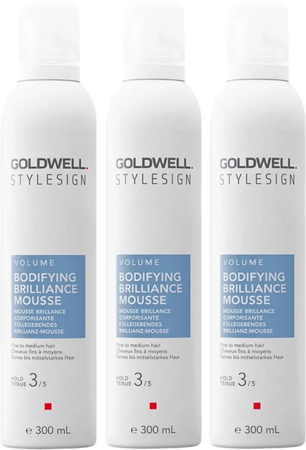 Goldwell StyleSign Bodifying Brilliance Mousse Triple Set – 3x300ml