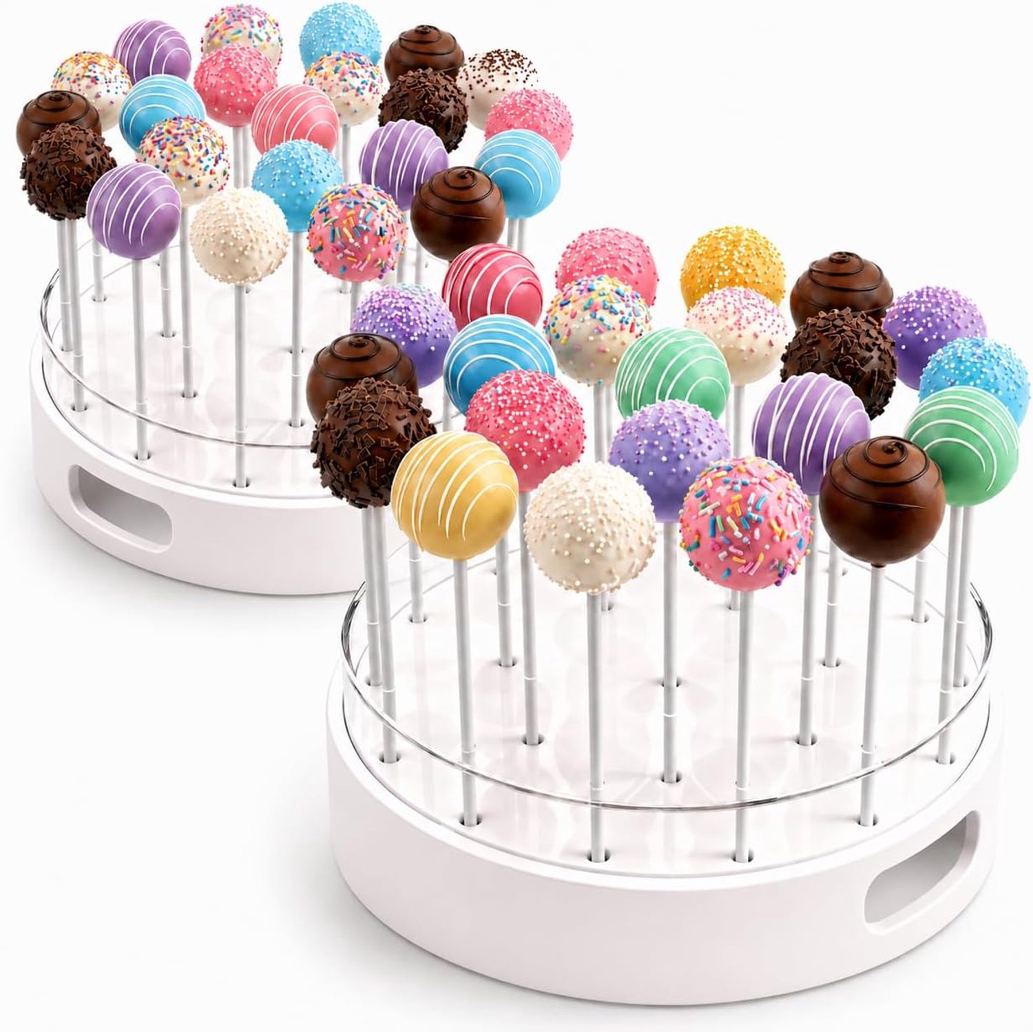Cake-popstandaard met 22 gaten, 2 stuks