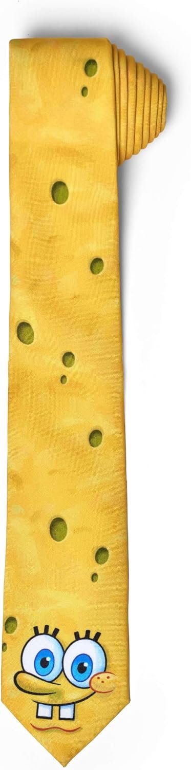 Krawatten met licenties: SpongeBob, Pokemon, Justice League en meer - voor feestdagen, dagelijks gebruik en gelegenheden - inclusief 1 krawat
