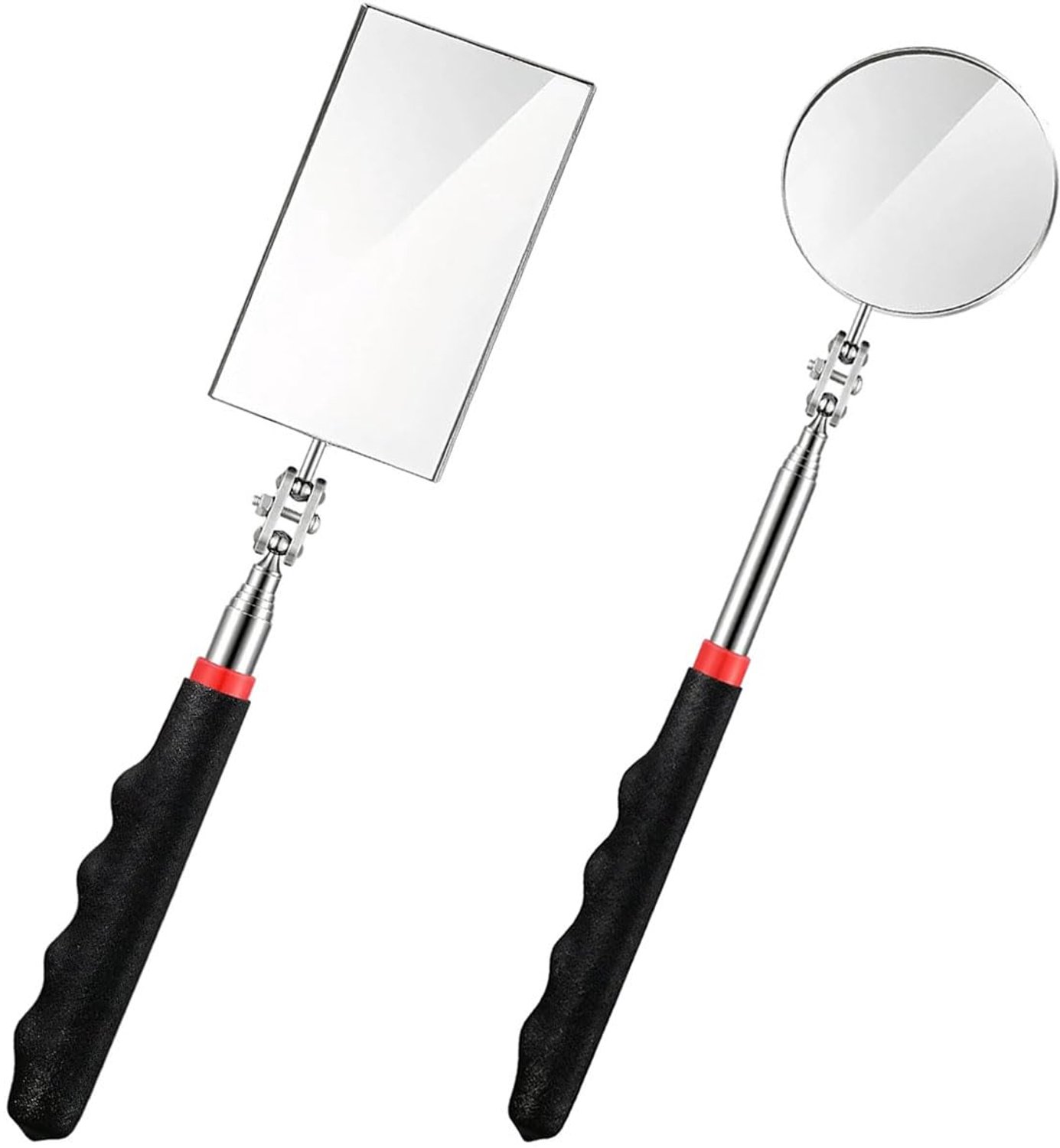 2 Stuks Telescopische Inspect mirror
